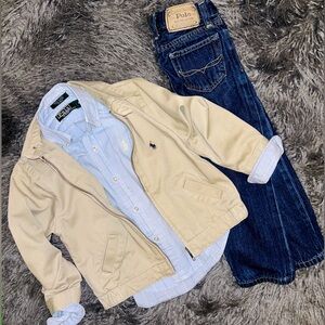 *Trio - Polo Ralph Lauren Bi Swing Jacket, Cotton Button-down, Eldridge Jeans
